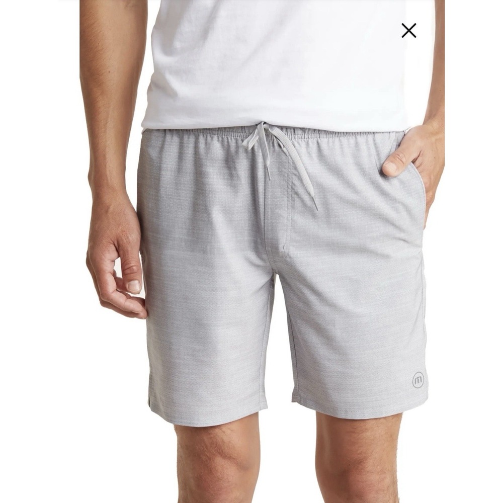 Travis Mathew‎ Zipline Gray Athletic Shorts Golf Mens XXL Athleisure